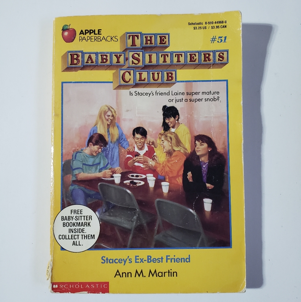 Vintage Baby-Sitters Club Book #51, Stacey's Ex-Best Friend, Teen Girls Fiction